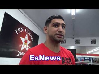 Amir Khan Full vid shreds kell brook talks floyd mayweather ronda rousey canelo punch EsNews Boxing