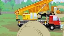 The Big Red Truck working hard in the City - Cartoons for Children - Cars & Trucks for Kids