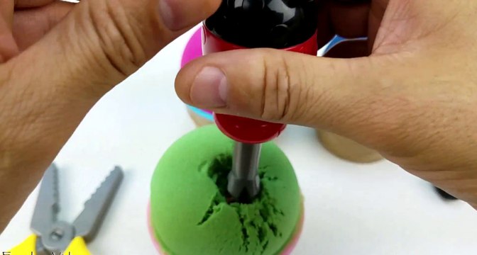 Kinetic Sand Ice Cream Surprise Toys Mickey Tool Set Toy Disney Princess Superhero Apprendre les couleurs