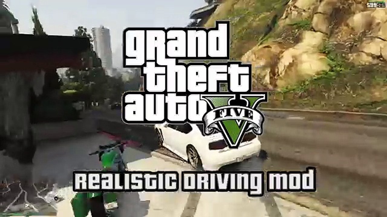GTA 5 How to crash - Realistic Driving Mod - OpenIV Tutorial