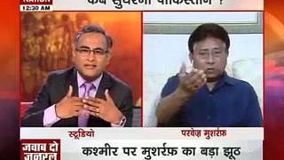 Pervez Musharaf Excellent Reply To Indian News Anchor on Kashmir and Balochistan