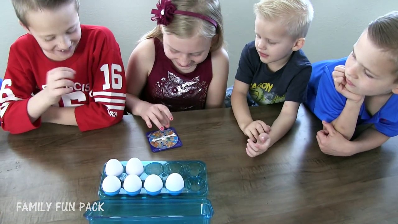 EGGED ON - Extreme Messy Fun Food Challenge __ Family Game Night
