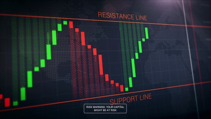 Rebound from the line pattern. IQ Option