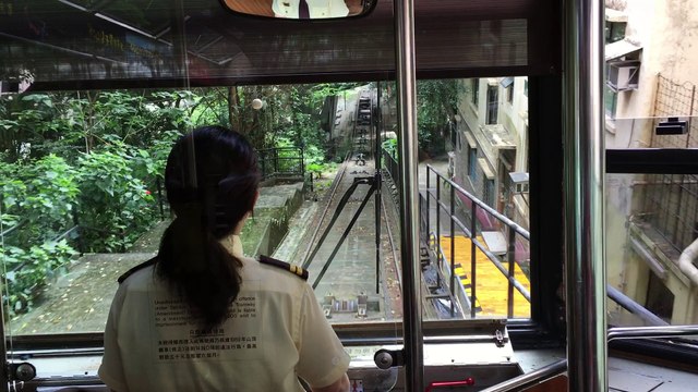 funiculaire The Peak Tram (4/4), Hong Kong, 18/06/2016