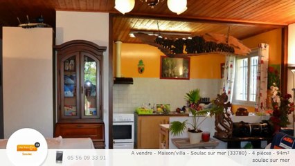 A vendre - Maison/villa - Soulac sur mer (33780) - 4 pièces - 94m²