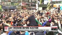 Frontrunner Moon Jae-in holds rallies around Seoul area as May 9 election looms