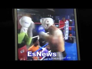 Adrien Broner sparring Hector Munoz Can't Be Touched - EsNews Boxing