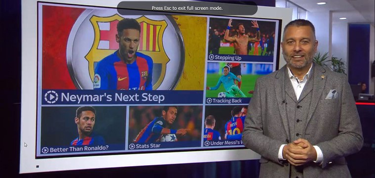 Sky Sports pundit Guillem Balague analyses Neymar's form this season and how he compares to Lionel Messi