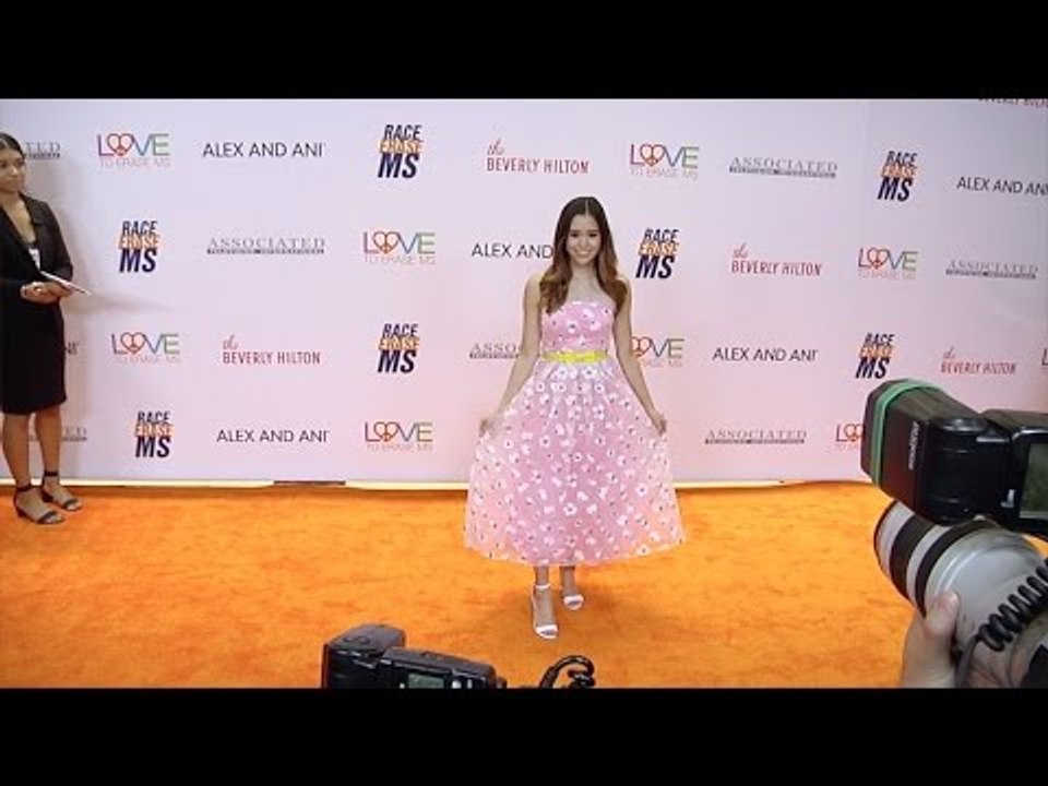Megan Nicole 2017 "Race to Erase MS Gala" Orange Carpet