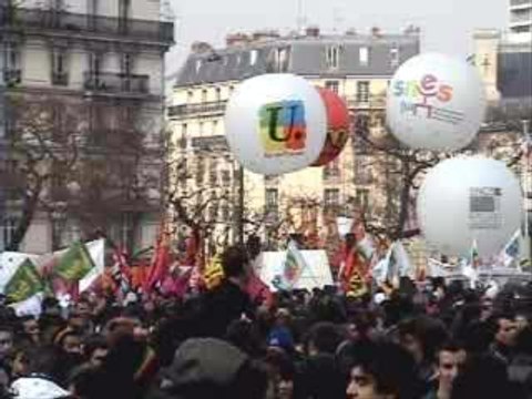 Anti CPE protest Paris March 16 2006