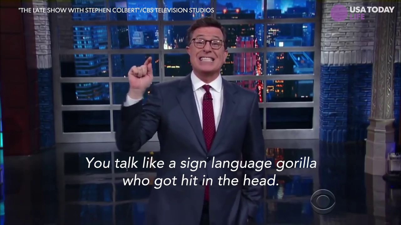 Stephen Colbert not backing down from crude Donald Trump joke