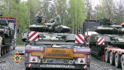 Українські військові з танками приїхали у Німеччину