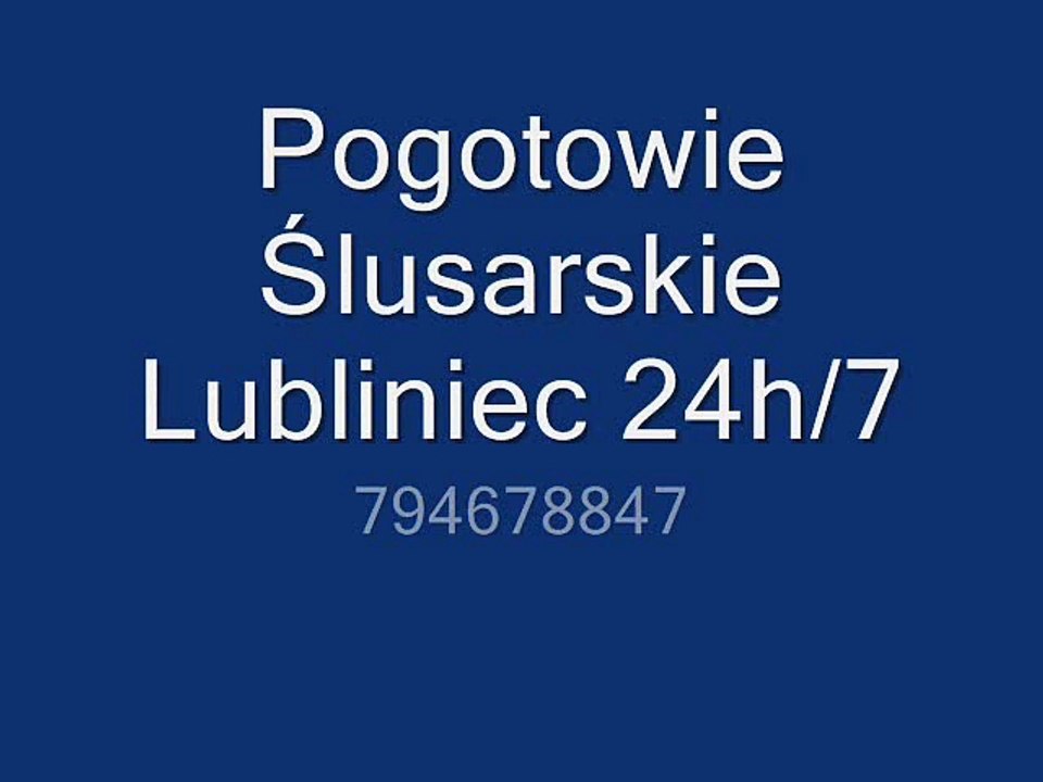 Pogotowie Ślusarskie Lubliniec 24h Awaryjne Otwieranie drzwi,Aut,Samochodów wymiana zamków,www.fachowyserwis.pl,794678847