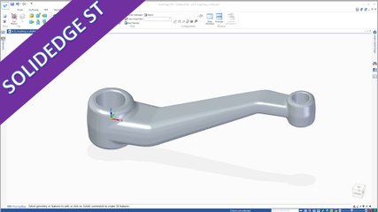 Userwish  - Coupling with draft - SolidEdge ST 9 Training - Part Design