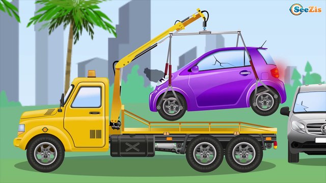 Сamión de bomberos Para Niños - Dibujos animados de COCHES - Caricaturas de carros