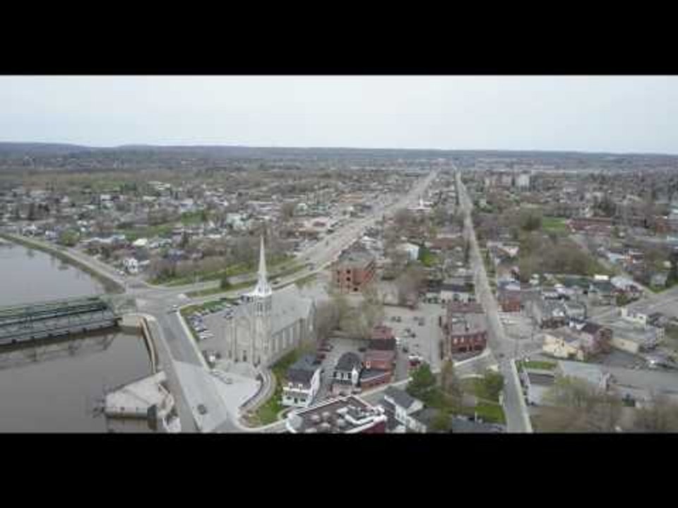 Drone Footage Shows Neighborhoods Flooded by Ottawa River