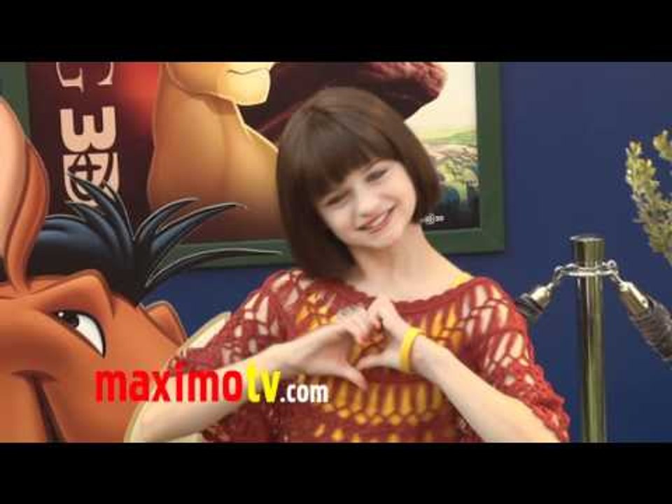 Joey King - The Dark Knight Rises at "The Lion King" 3D Premiere