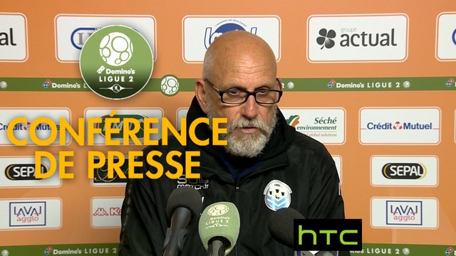 Conférence de presse Stade Lavallois - Tours FC (1-3) : Thierry GOUDET (LAVAL) - Gilbert ZOONEKYND (TOURS) - 2016/2017