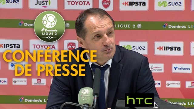 Conférence de presse Valenciennes FC - Red Star FC (0-0) : Faruk HADZIBEGIC (VAFC) - Claude ROBIN (RED) - 2016/2017