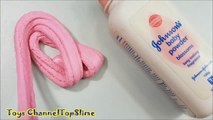 How To Make Slime with Baby Powder and Shampoo without Glue! DIY Slime without Glue-9zVyvyo