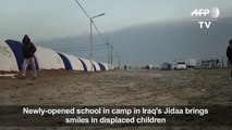 Newly-opened school at IDP camp in Iraq brings smiles