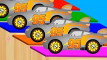 Learn Colors for Children with Lightning McQueen Cars - Educational Video _ Color Liquids Cars Toys-gn9