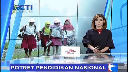 Tak Ada Kursi dan Meja, Siswa di Lebak Terpaksa Belajar di Lantai