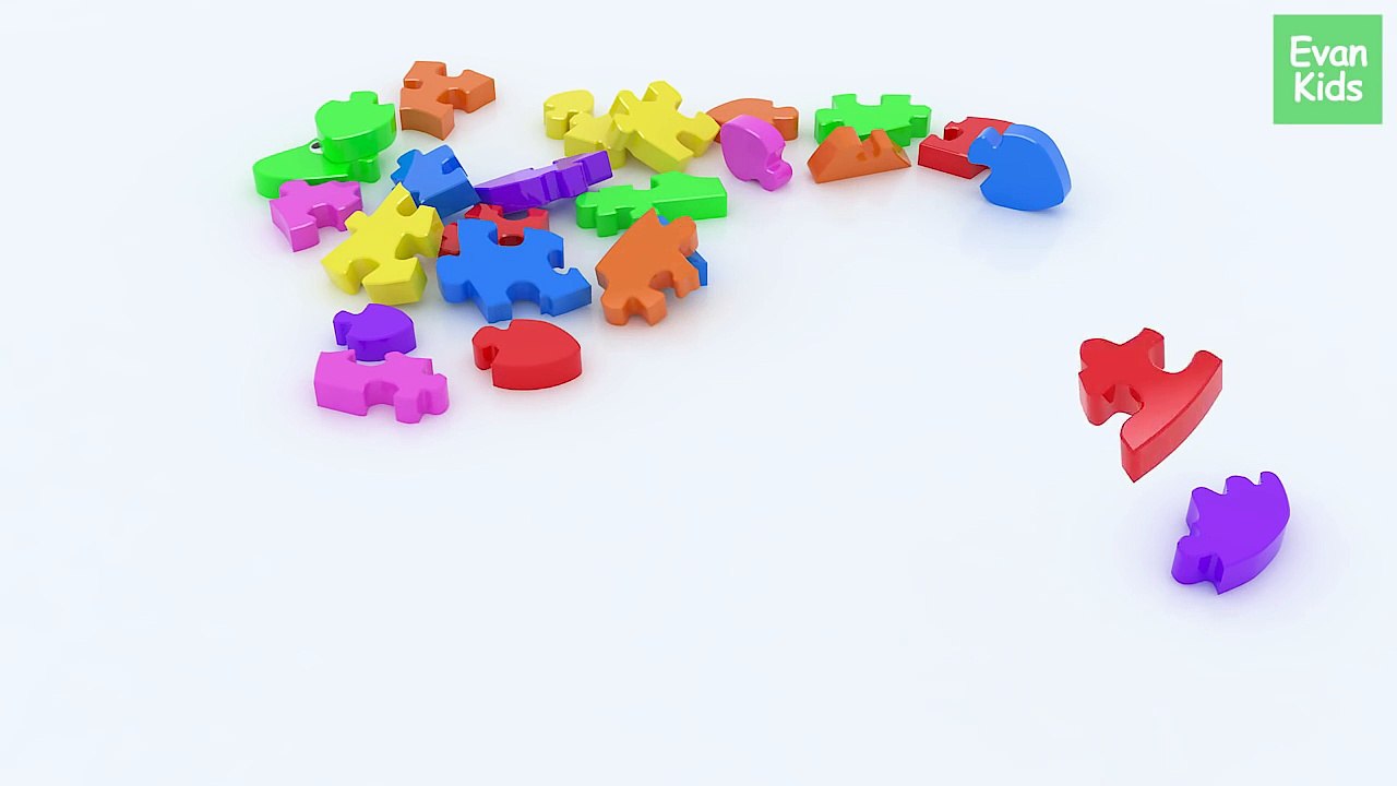 Learn Colors with Dinosaur Puzzle - EvanKids