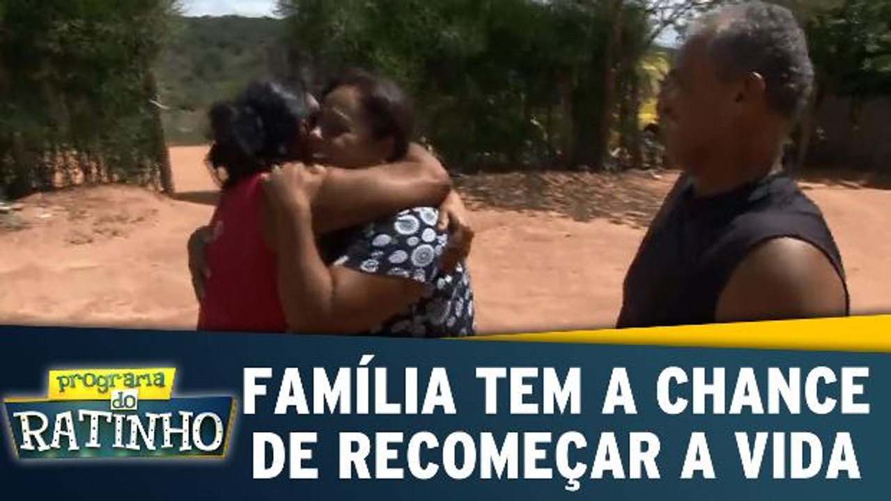 Família tem a chance de recomeçar a vida na Bahia