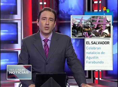 El Salvador: FMLN celebra 124 años del nacimiento de Farabundo Martí