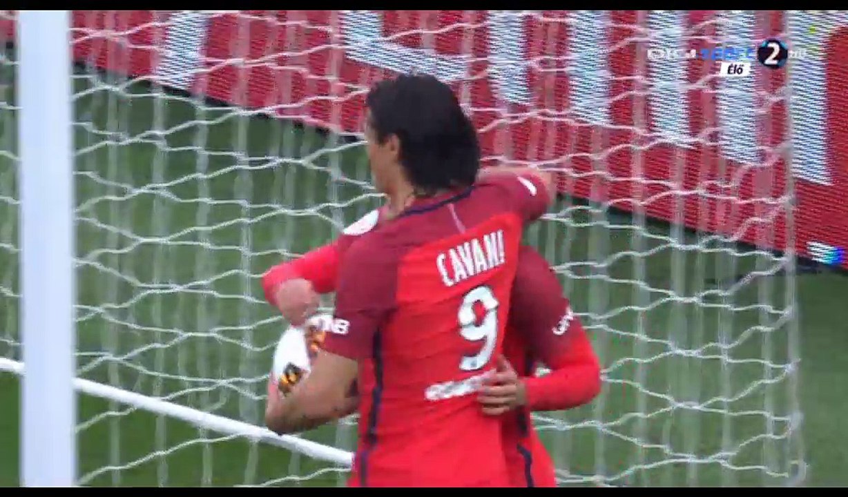 Edinson Cavani Goal HD - PSG 3-0 Bastia - 06.05.2017