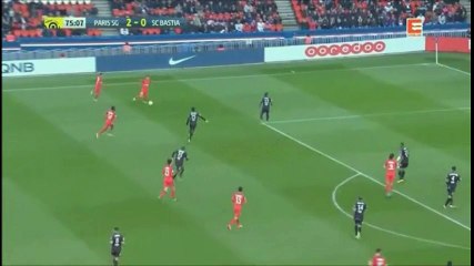 Edinson Cavani Goal vs Bastia (3-0)