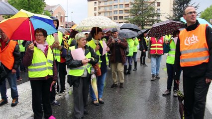 Les agents de la Ville de Gap manifestent