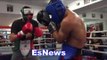 130 FIGHTER (JUAN FUNEZ) SPARRING 190 FIGHTER GUESS WHO WON SPARRING EsNews Boxing