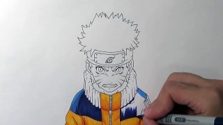 Drawing Naruto Uzumaki - Jinchūriki Phase One
