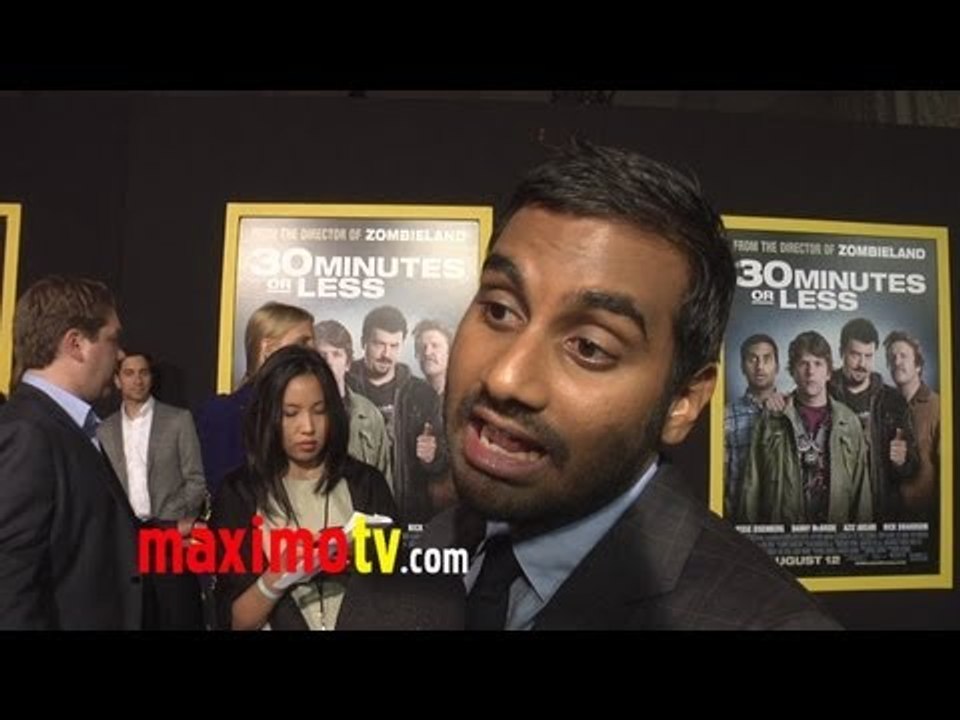 Aziz Ansari Interview at "30 Minutes or Less" World Premiere