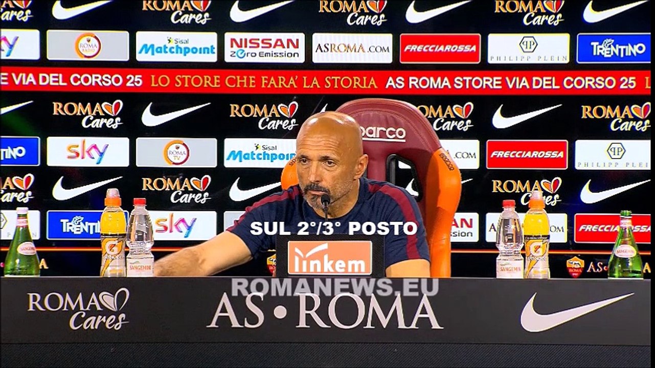 Spalletti in conferenza stampa alla vigilia di Milan-Roma