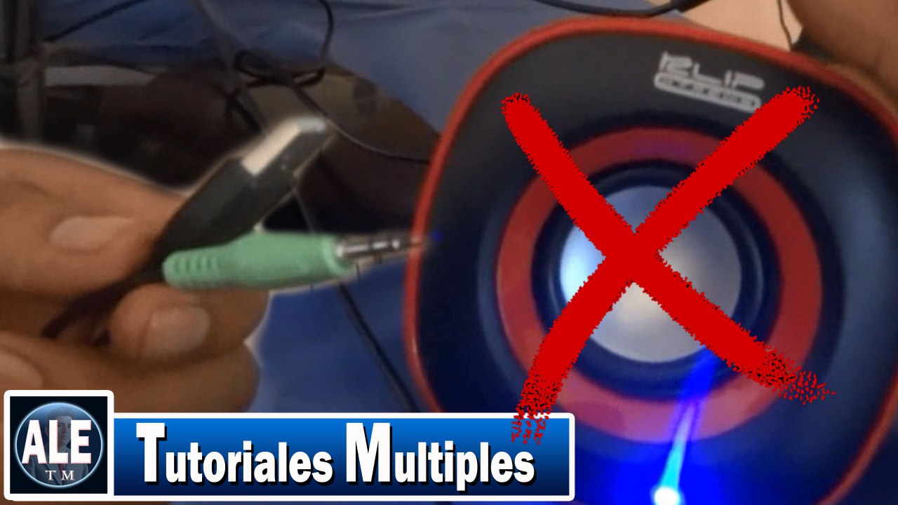 Como Eliminar Sonido Molesto En Parlantes Con Conexión Usb / Solucionar Ruidos  Molestos del Parlante del PC