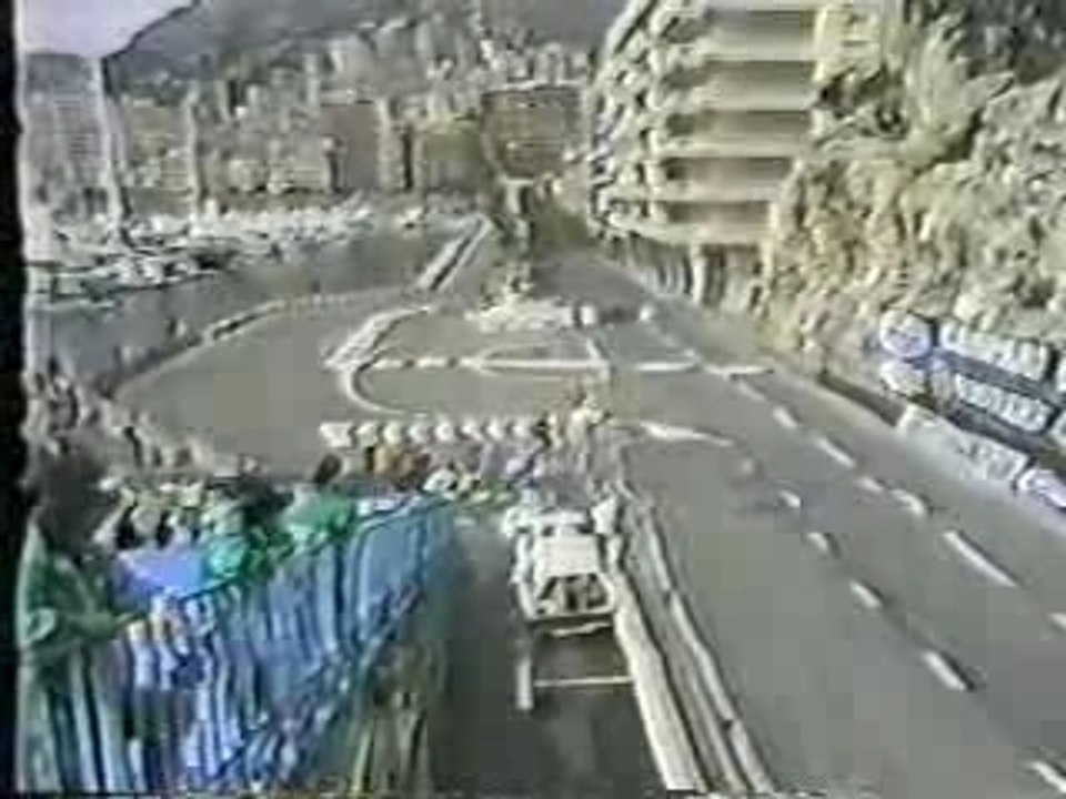 F1 1994 Monaco op Karl Wendlinger crash
