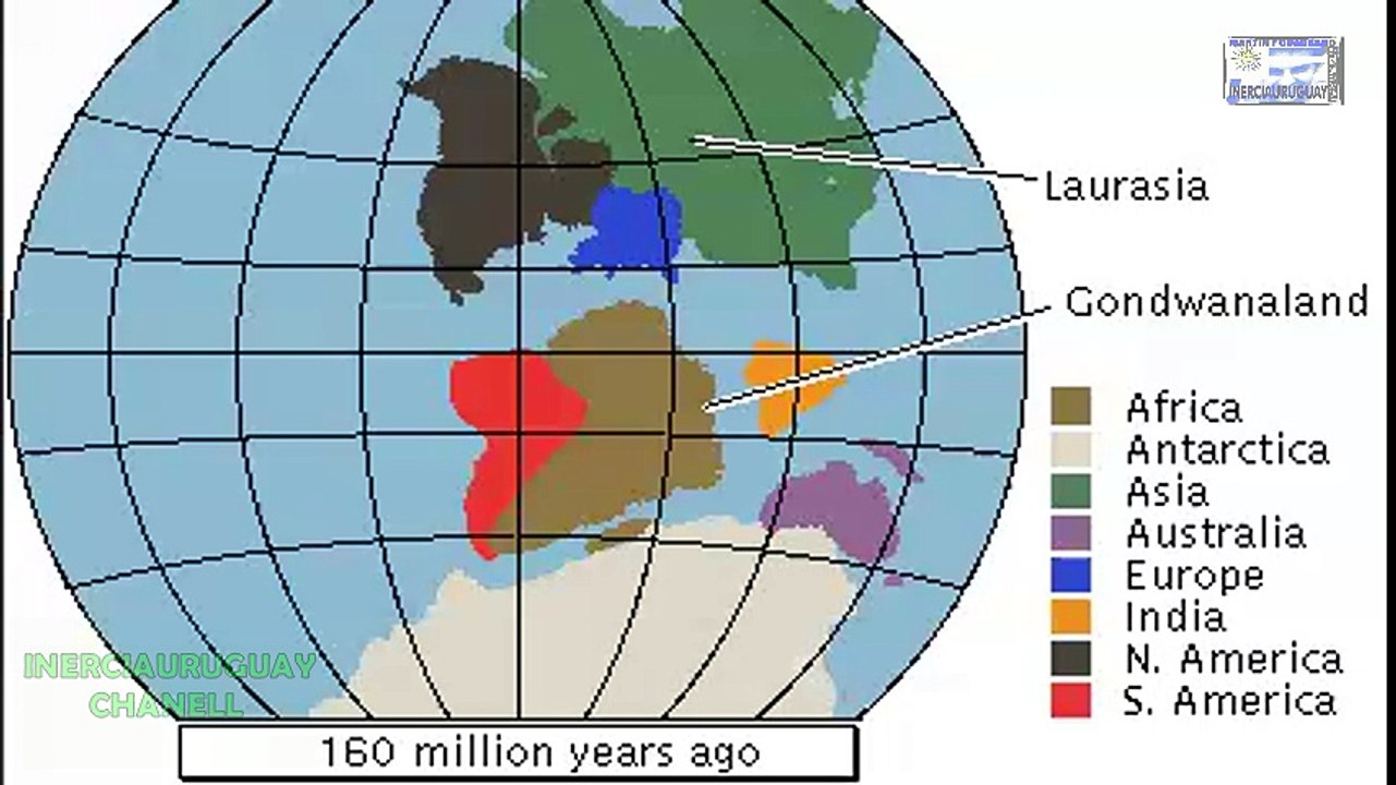 CONTINENTAL DRIFT MOVEMENTS OF THE CONTINENTS Well explained animation