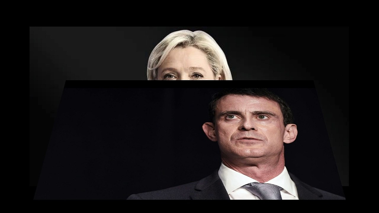 MANUEL VALLS TIENT DES PROPOS GÊNANTS À L'ÉGARD MARINE LE PEN 06.05.2017