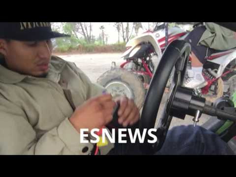 Mikey Garcia Can Be  A NASCAR Driver If He Wanted To check it skills - esnews boxing