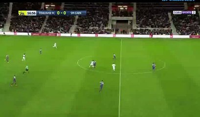 Ivan Santini  Goal HD - Toulouse	0-1	Caen 06.05.2017