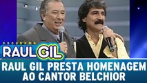 Raul Gil presta linda homenagem ao cantor Belchior