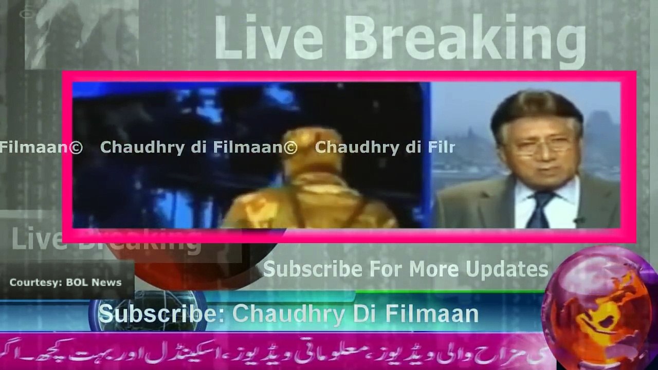 Gen Pervez Musharraf Slapped Indian Anchor Arnab Goswami in Live show