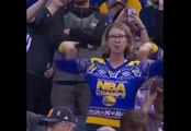 Mom Shows Some Serious Moves At The Golden State Warriors Game