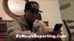 Elie Seckbach, Mikey Garcia and cook Frank -  EsNews Boxing