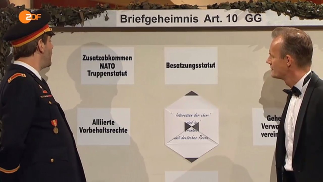 Warum Deutschland kein souveräner Staat ist! - NSA-Briefing - Die Anstalt (ZDF 26.05.2015) - HD 720p
