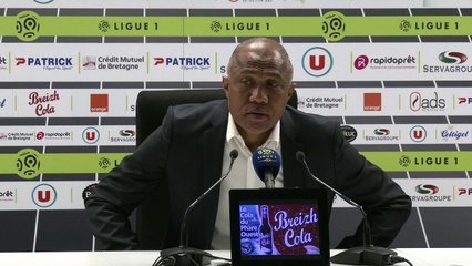 La réaction d'Antoine Kombouaré après EAG-Dijon (4-0)