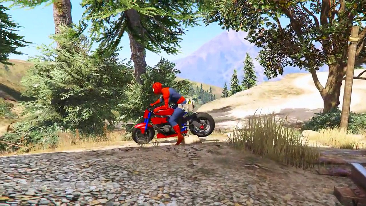 Spiderman found gold in the mine. Joker stole gold. Cartoon for kids with superhero.